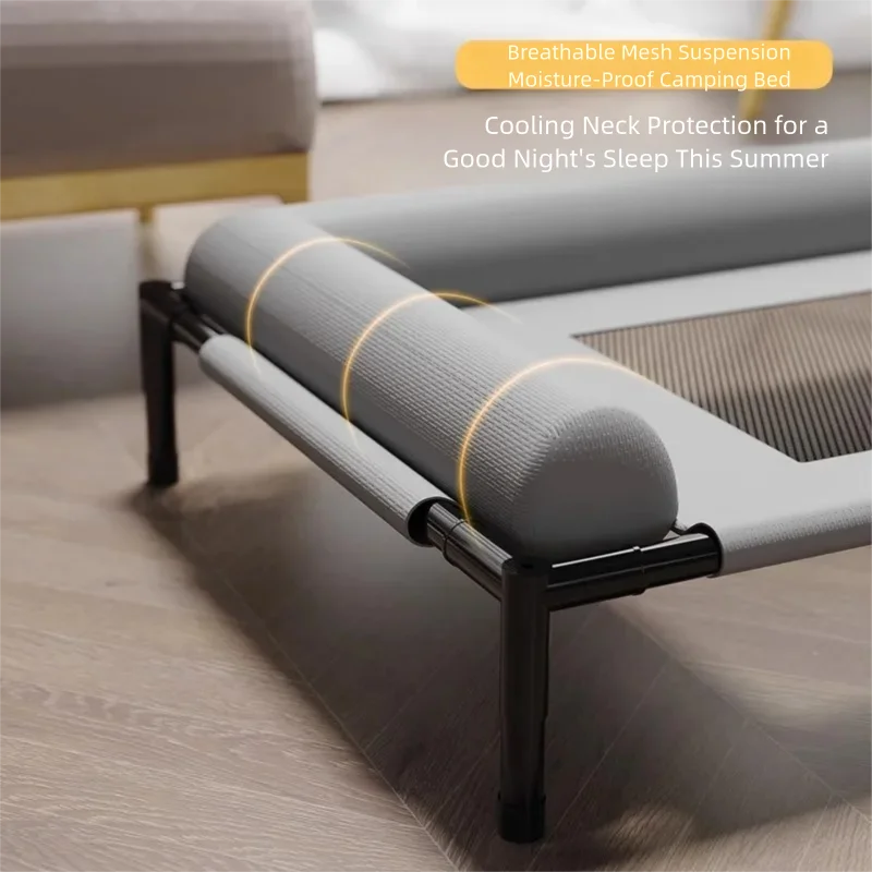 Elevated Pet Bed Cat Dog Bed Dog Cat Bed Portable Durability Practical With Pillow For Small Pets Dogs Kitten