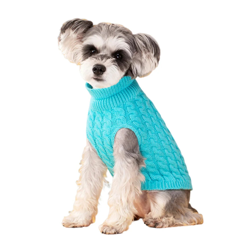 Classic Solid Chihuahua Puppy Dog Sweater for Small Dogs Winter Warm Pet Clothes Yorkshire Schnauzer Pullovers disfraz de perro