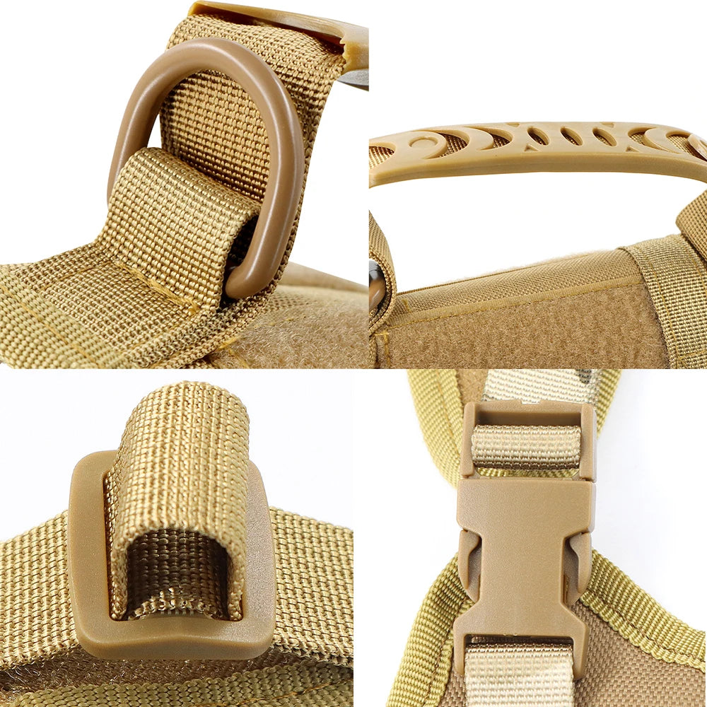 Tactical vest for kittens and small dogs military harness for cats traction strap to prevent escape breathable with 2 Stickers